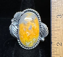 Load image into Gallery viewer, Bumble Bee Jasper Sterling Silver Ring
