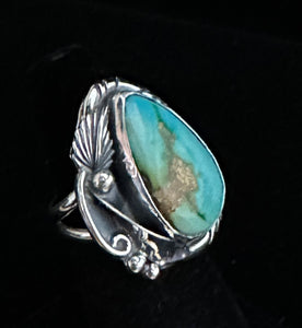 Sonoran Gold Turquoise Sterling Silver Ring