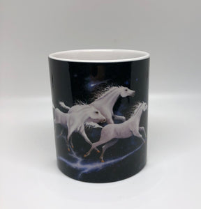 "Ghost Pony Flight" coffee mug