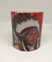 Load image into Gallery viewer, &quot;Red Eagle&quot; ceramic art coffee mug
