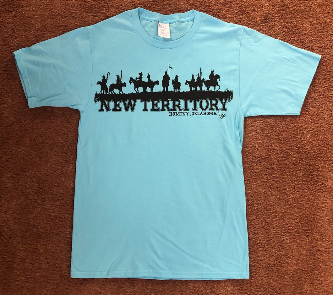 New Territory turquoise short sleeve T-Shirt