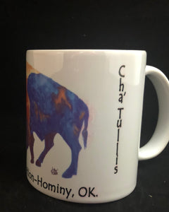 Buffalo Osage Reservation coffee mug