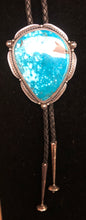 Load image into Gallery viewer, Turquoise Sterling Silver Bolo Tie
