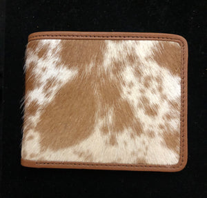Hair on Hide Leather Wallet