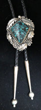 Load image into Gallery viewer, Turquoise sterling silver bolo
