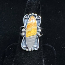 Load image into Gallery viewer, Bumblebee Jasper Sterling Silver Ring
