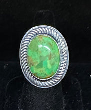 Load image into Gallery viewer, Gaspeite Sterling Silve Ring
