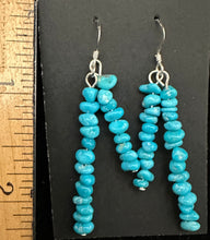 Load image into Gallery viewer, Turquoise Nugget Sterling Silver Earrings
