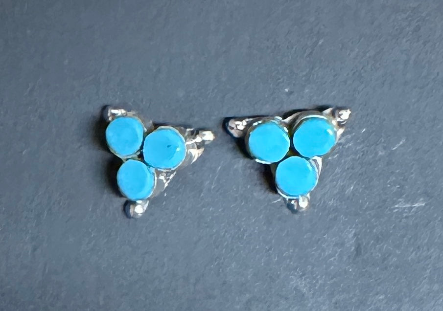 Turquoise Sterling Silver Earrings