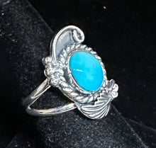 Load image into Gallery viewer, Turquoise Sterling Silver Ring
