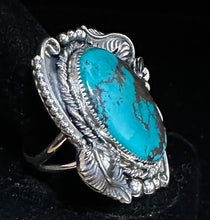 Load image into Gallery viewer, Turquoise Sterling Silver Ring
