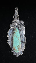 Load image into Gallery viewer, Turquoise Sterling Silver Necklace Pendant
