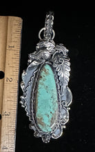 Load image into Gallery viewer, Turquoise Sterling Silver Necklace Pendant
