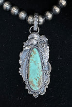 Load image into Gallery viewer, Turquoise Sterling Silver Necklace Pendant
