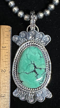 Load image into Gallery viewer, Turquoise Sterling Silver Necklace Pendant
