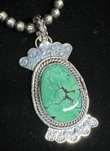 Load image into Gallery viewer, Turquoise Sterling Silver Necklace Pendant
