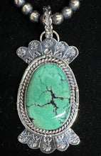 Load image into Gallery viewer, Turquoise Sterling Silver Necklace Pendant
