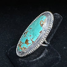 Load image into Gallery viewer, Turquoise Sterling Silver Ring
