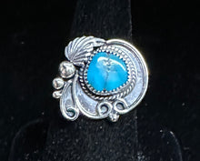 Load image into Gallery viewer, Turquoise sterling Silver Ring
