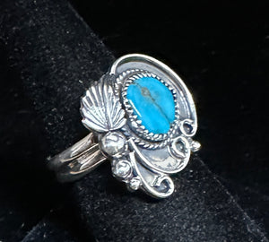 Turquoise sterling Silver Ring