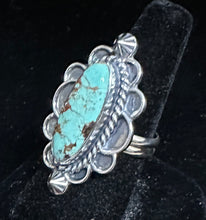 Load image into Gallery viewer, Turquoise Sterling Silver Ring
