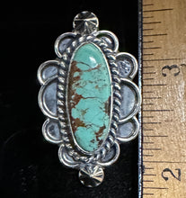 Load image into Gallery viewer, Turquoise Sterling Silver Ring
