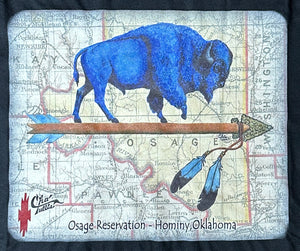 Blue Buffalo / Osage Reservation Short Sleeve Tee Shirt