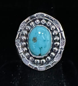 Sonoran Gold Turquoise Sterling Silver Ring