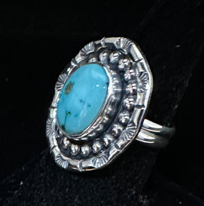 Sonoran Gold Turquoise Sterling Silver Ring