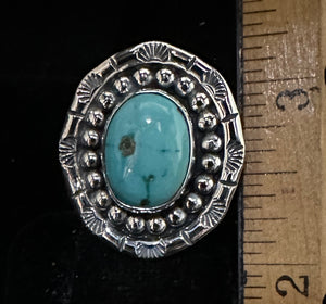 Sonoran Gold Turquoise Sterling Silver Ring