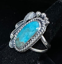 Load image into Gallery viewer, Turquoise Sterling Silver Ring
