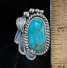 Load image into Gallery viewer, Turquoise Sterling Silver Ring
