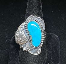 Load image into Gallery viewer, Turquoise Sterling Silver Ring
