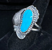 Load image into Gallery viewer, Turquoise Sterling Silver Ring
