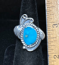 Load image into Gallery viewer, Turquoise Sterling Silver Ring
