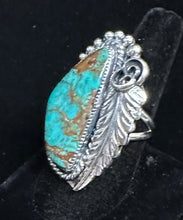 Load image into Gallery viewer, Turquoise Sterling Silver Ring
