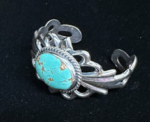 Load image into Gallery viewer, Sonoran Desert Turquoise Sterling Silver Cuff Bracelet
