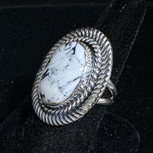 Load image into Gallery viewer, White Buffalo Turquoise Sterling Silver Ring
