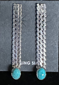 Turquoise Sterling Silver Earrings