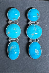 Turquoise Sterling Silver Earrings