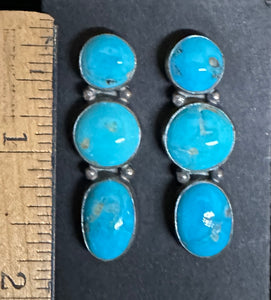 Turquoise Sterling Silver Earrings