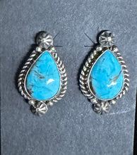 Load image into Gallery viewer, Turquoise Sterling Silver Earrings
