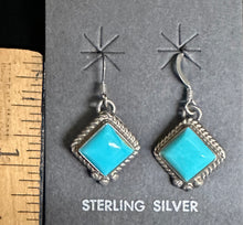 Load image into Gallery viewer, Turquoise Sterling Silver Earrings
