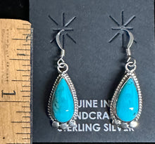 Load image into Gallery viewer, Turquoise Sterling Silver Earrings
