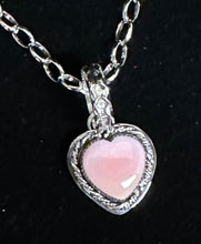 Load image into Gallery viewer, Conch Shell Sterling Silver Heart Necklace Pendant
