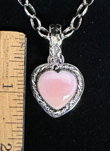 Load image into Gallery viewer, Conch Shell Sterling Silver Heart Necklace Pendant
