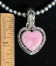 Load image into Gallery viewer, Conch Shell Sterling Silver Heart Necklace Pendant
