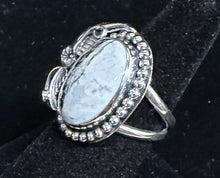 Load image into Gallery viewer, White Buffalo Turquoise Ring
