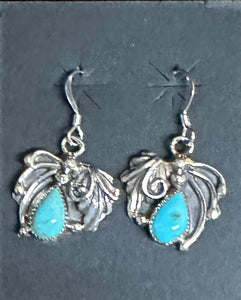 Turquoise Sterling Silver Earrings