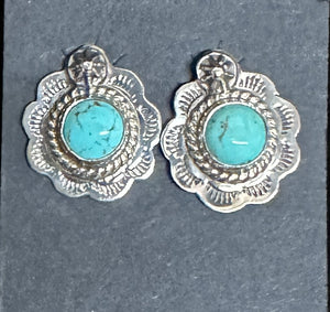 Turquoise Sterling Silver Earrings